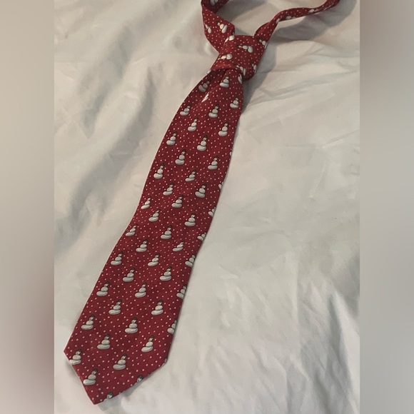 JOS A BANK 100% Silk Snowmen Mens Necktie Miracle Collection Christmas Holiday - Picture 1 of 4